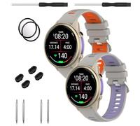 TopPerfekt Correas de reloj compatibles con Garmin Forerunner 970, correa de repuesto de silicona suave para Garmin Forerunner 965/955/Descent G1 Smartwatch para mujeres y hombres, 5.5’’~8.7