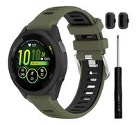 TopPerfekt Correas deportivas compatibles con Garmin Forerunner 265/255 Music/Venu 3/Forerunner255/Venu 2, correa deportiva de silicona ajustable de repuesto para hombres y mujeres (22 mm)