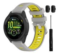 TopPerfekt Correas deportivas compatibles con Garmin Forerunner 265S / 255S Music/Venu 3S / Forerunner255S / Venu 2S, correa deportiva de silicona ajustable de repuesto para hombres y mujeres (18 mm)