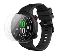TopPerfekt Pulsera compatible con Garmin Forerunner 45s y 2 protectores de pantalla, correa de repuesto de silicona deportiva para Forerunner 45s