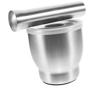 TOPPERFUN 1 juego Masher de Inoxidable Multifuncional para Especias y Pastillas Utensilio de Cocina Ergonomico para Triturar y Comida para Bebés