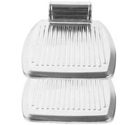TOPPERFUN 1 par Reposapiés para Sillas de Ruedas Reemplazo de Pedales de Aluminio de Accesorios Duraderos y Ligeros Compatibles con Diversas para Personas