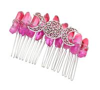 TOPPERFUN 1 Pieza Peine de Cristal Artesanal para Cabello con Diseño Elegante Accesorio de para Novias y Decoración de Pelo Mano Peine Tuck de Dientes