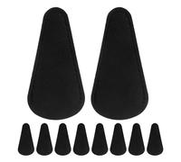 TOPPERFUN 10 Fundas Protectoras para Tijeras de Cuero Sintético Negro Portátiles y Reutilizables de Puntas Seguros para Uso Doméstico Escolar Viaje