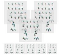TOPPERFUN 10 hojas Pegatinas Diamante para Cara Autoadhesivas Brillantes Festival Cuerpo DIY Decoración Pegatinas Gemas Ojos Manualidades Fiesta