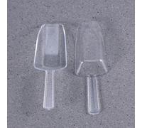 TOPPERFUN 10 Palas Medidoras de Plástico Mini para Hielo y Alimentos, Portátiles y Ligeras, Ideales para Uso Diario y Fiestas de Cumpleaños