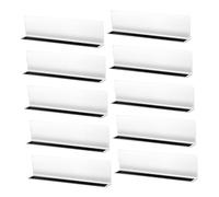 TOPPERFUN 10 Piezas Divisores de Estantes Transparentes Magnéticos PVC Grueso para Supermercados y Tiendas Separadores Estables para Organización de Productos