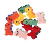 TOPPERFUN 10 Pinzas Pelo de Dinosaurios Pequeños para Niñas, Hechas de Lana y Metal, Ligeras y Fáciles de Usar para Actividades y Cumpleaños
