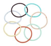 TOPPERFUN 100 piezas Coleteros Elásticos para Mujer de Pelo Accesorios para Coletas Alta Elasticidad para Tipos de Cabello Práctico para Amigas y