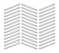 TOPPERFUN 100 Resortes Metálicos de Hierro para Manualidades DIY Base de Resorte para Horquillas y Diademas Muelles Pequeños de 28 CM Plateados Accesorios para Decoración y Reparación