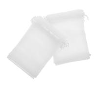TOPPERFUN 100piezas Bolsas de Organza Cordón Unidades Pequeñas para Regalos de Fiesta Joyas Postres de Boda Fiestas de Cumpleaños