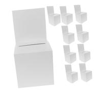 TOPPERFUN 10piezas Caja De Votación De Lotería Urna Electoral Multifuncional Para Boletos y Papel Urna Para Donaciones Para Reuniones Anuales De Negocios De Graduación