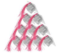 TOPPERFUN 10piezas Decoración De Sombrero De Doctorado para Copas De Graduación Fundas Reutilizables para Birretes Recuerdos para Fiestas De Graduación