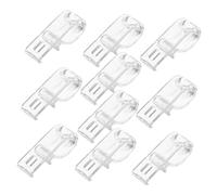 TOPPERFUN 10Piezas Gancho De Posicionamiento para Enrollables Clips De Duraderos y Resistentes Kit para Fijación De Instalación y Compatible