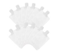 TOPPERFUN 12 piezas Bolsas Portátiles para Loción con Boquilla Autosoportada Bolsa Práctica para Viaje Almacenaje Hermético y Fácil Dispensado de Cremas y Champú