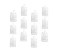 TOPPERFUN 12 Piezas Embalaje Cosméticas Prueba de Fugas Portátiles y Exprimibles para Viajes Bolsas de Champú de Viaje para Envases de Champú Que Ahoran Espacio para Uso