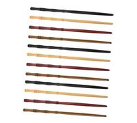 TOPPERFUN 12 Piezas Handmade Wooden Hair Sticks Decorative Chinese Hairpin Chopsticks For Women Lightweight Natural Wood Texture Hair Accessories For Traditional Style Buns Weddings Parties