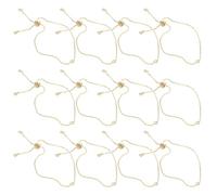 TOPPERFUN 12 Piezas Pulsera de Cadena Salvaje Ajustable para Mujer Pulsera de Eslabones Correa de Cadenas Extensoras de Uso Diario Obsequio de Cumpleaños de Joyería de Moda