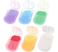 TOPPERFUN 120 Hojas Papel de Jabón Seguro Tipo de Piel para Senderismo y Camping Portátil Práctico y Cómodo para Lavar Manos y Cuerpo al Aire Libre