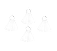 TOPPERFUN 150 piezas Tarjetas de Color para Uñas Transparente con Anillo Muestrario de Esmaltes para Salón y Artistas de Uñas Placas de Exhibición Forma de Abanico para Mostrar Colores y
