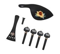 TOPPERFUN 1juego Accesorios De Violín De Artesanal Para Reparación Juego De Colocación De Montaje De Columna y Mentonera