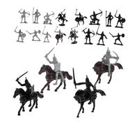 TOPPERFUN 1juego Figuritas De Caballeros Medievales y De Set para Coleccionistas y Educación Histórica