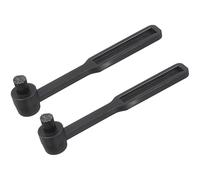 TOPPERFUN 2 Piezas Cepillo Limpiador de Vinilo Portátil y Compacto de Plástico y Nylon para Aguja de Tocadiscos, Adecuado para Limpieza de Discos y Bandeja Giratoria