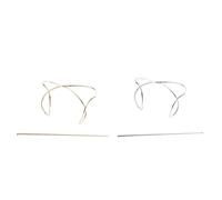 TOPPERFUN 2 Piezas de Palillos de Pelo de Metal Diseño Irregular Vintage para Mujer, Accesorios Cabello Elegantes y Fáciles de Usar en Uso Diario y Cenas
