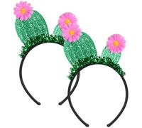 TOPPERFUN 2 Piezas Diademas de Cactus con Borlas de Accesorios para Fiestas y Celebraciones Diademas Ligeras y Decorativas para Mujeres para Momentos Especiales
