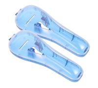 TOPPERFUN 2 piezas Estuche Protector Compacto para Maquinilla de Afeitar Manual Caja Rígida Ligera para Viaje Almacenamiento Seguro y Práctico para Afeitadoras de Unidades Azul