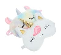 TOPPERFUN 2 piezas Máscaras de de Unicornio para Mujeres de Ojos de Plush Ocular para y Descanso