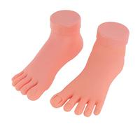 TOPPERFUN 2 Piezas Modelo de Práctica para Manicura Derecho Herramienta de Entrenamiento para Mujeres para Habilidades Manicura y Aplicación de Esmalte