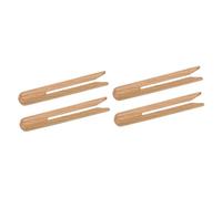 TOPPERFUN 2 series Clip De Sellado De Madera Abrazadera De Sellado De Haya Para Aperitivos Lámparas De Aperitivos Abrazadera De Sellado De Madera Clip De Sellado Para Bolsas 2 piezas*2