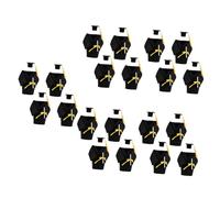 TOPPERFUN 20 Juegos decoración de Sombrero de médico Graduación Tapa Sombreros Fiesta Gorras Manualidades con Mini Gorros de graduacion Mini Sombrero de Graduado Tela