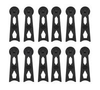 TOPPERFUN 20 Soportes Giratorios para Marcos de Fotos, Soportes Traseros de Plástico Negros para Escritorio, Exhibidores de Cuadros Multifuncionales para Hogar y Oficina Varios Estilos