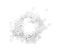TOPPERFUN 200 Piezas Gafas Arandelas Planas Metal Reparación Monturas Sin Montura Kit Fijación Tornillos Espaciadores Patillas Compatible Gafas Vista