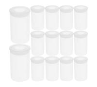 TOPPERFUN 200piezas Estuches Transparentes Plásticos con Tapas Herméticas para Almacenamiento Seguro de Pequeños Accesorios Llaves Perlas y Cebo de Pesca