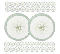 TOPPERFUN 200piezas Mascarilla de Pepino para Ojos de Tela Estampado de Pepino para Cuidado de Ojos y Hidratación para Uso Nocturno