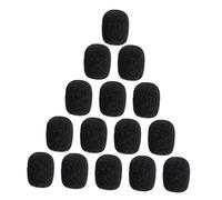 TOPPERFUN 20piezas Algodón Anti-spray Para Micrófono Fundas De Esponja Prácticas Protectores De Esponja Para Micrófonos Para Estudio Material De Algodón