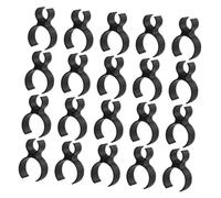 TOPPERFUN 20piezas Soporte Triple para Botellas De Vino Clips De Seguridad Adaptables Mayoría para Nochevieja y Navidad