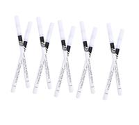 TOPPERFUN 24 Lápices Delineadores de Ojos Blancos de Madera para Niña, Herramienta de Maquillaje Resistente que Dibuja Líneas Detalladas Manchas