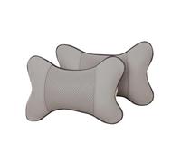 TOPPERFUN 2piezas Almohada Cervical para Viajar Almohadas Forma de Hueso para Coche Suave y Transpirable para Descanso Interior de Vehículo