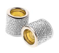 TOPPERFUN 2piezas Anillo de Reposacabezas para Coche Gemas de Imitación Decoraciones Brillantes para Coche de Anillo Embellecedor para Asiento de Automóvil