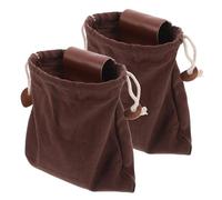 TOPPERFUN 2piezas Bolsa De Recolección De Frutas De Lona Unidades para Cinturón para Caza De Setas Camping y Recolectar Frutas