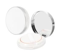 TOPPERFUN 2piezas Caja De Colchón De Aire Vacía Estuche Portátil Para Polvos Contenedor Para Maquillaje Con Espejo Para Viajar y Almacenamiento De Cosméticos