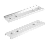 TOPPERFUN 2piezas Conector De Cortina para Rieles De Techo Conector De Extensión para Uniones De Riel De Cortina para Cortineros De Ventana