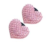 TOPPERFUN 2piezas Joya de Amor para Coche Decoración de Ventilación de Coche Clip para Salida de Difusor de Personalizado Clip para Tablero de Instrumentos Diseño para Ambientador