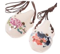 TOPPERFUN 2piezas Ocarinas De Blanca Para Principiantes De Ocarina Introductorias Adultos De Instrumentos