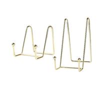 TOPPERFUN 2piezas Soporte De Exhibición De Fotos Platos Made of Iron Easy to Use for Home Decor