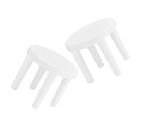 TOPPERFUN 2piezas Taburete Pequeño Antideslizante para Baño Taburete De Entrada para Cambiar Zapatos Baño o Sala De Estar